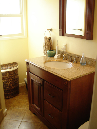 Whittier bathroom remodel completed.